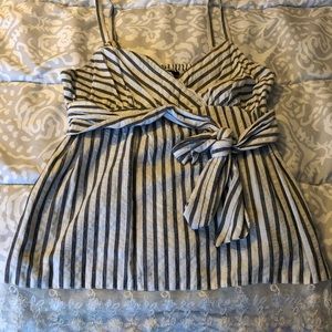 Guess cami with tie waist and lace bottom-Size M